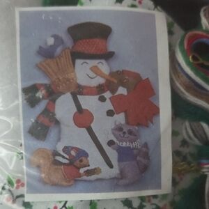 Festive Snowman Wall Hanging